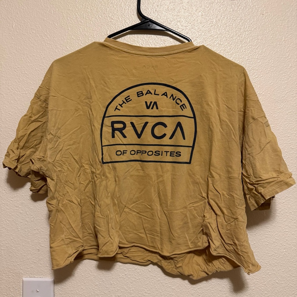 RVCA Women's Short Sleeve cropped tee - Picture 4 of 4